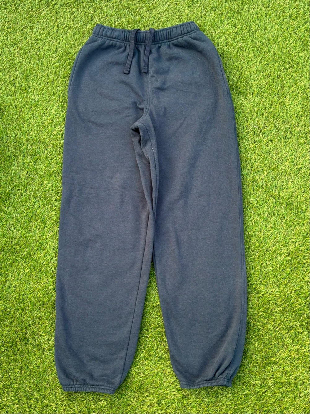 Navy Blue Fleece Jogger Sweatpants Small